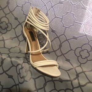 Steve Madden white high heels size 6.5